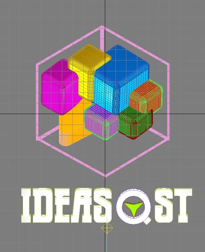 Logo IDEASQST elementos escenograficos 1